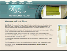 Tablet Screenshot of excel-blinds.com